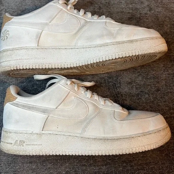 Nike Air Force 1 Crater Next Nature White Cork Casual Sneakers Mens SZ 14 - Picture 3 of 7